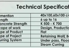 Beton Sheet Pile Beton Diafragma Wall 3 spesifikasi